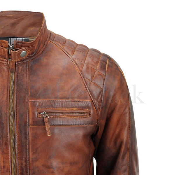 Genuine Buffalo Vintage Leather Jacket|BlackJack Leathers