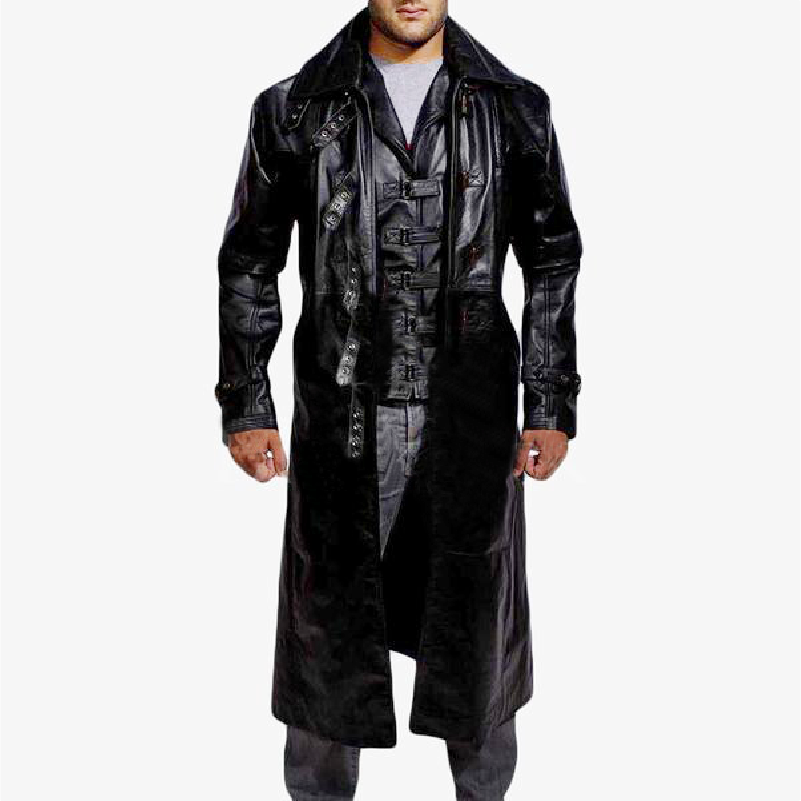 Try Huntsman Shinny Leather Trench Coat – Black Jack Leathers