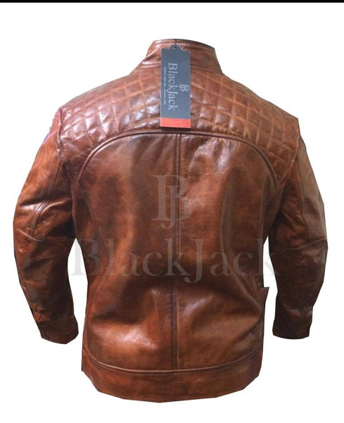 Genuine Buffalo Vintage Leather Jacket|BlackJack Leathers