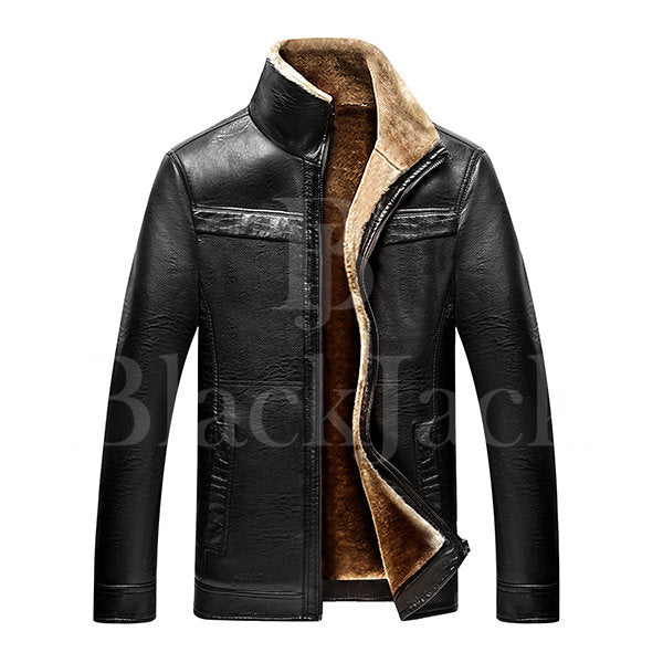 Business Thicken Leather Jacket|BlackJack Leathers