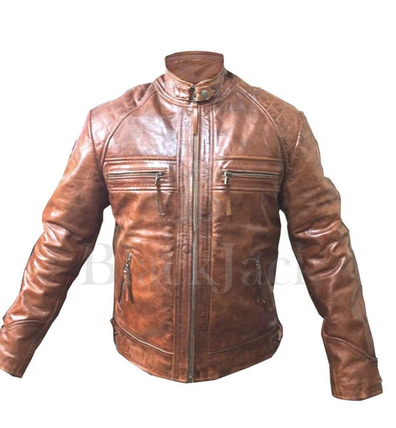 Genuine Buffalo Vintage Leather Jacket|BlackJack Leathers