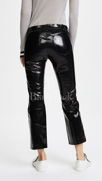 Selena Mid Rise Cropped Pants