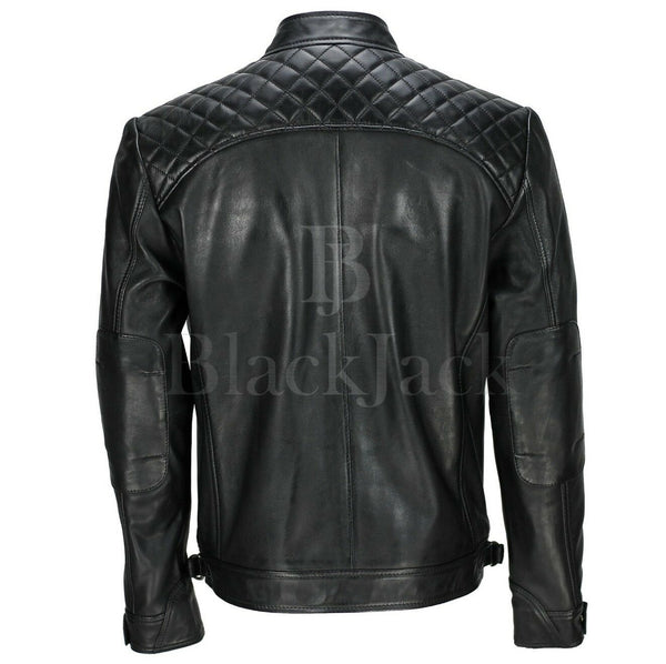 Fancy Inner Buffalo Leather Jacket|BlackJack Leathers