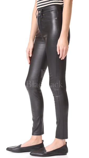 Supreme Leather Skinny Jeans|BlackJack Leathers