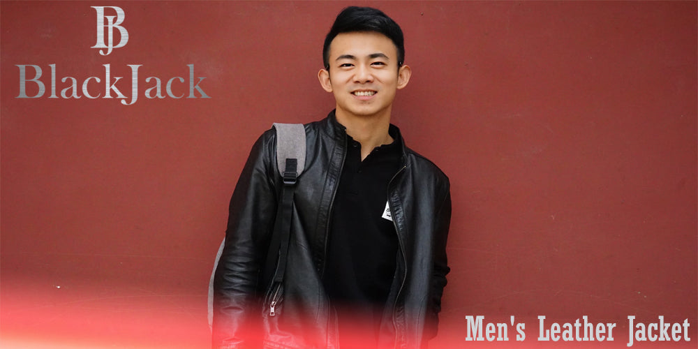 Herren Lederjacke 