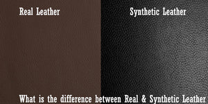 What is the difference between Real & Synthetic Leather