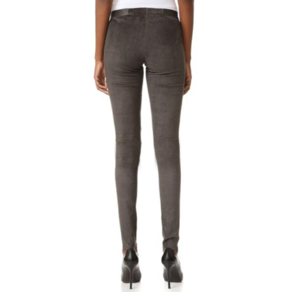 Suede Leather Leggings | Black jack leathers