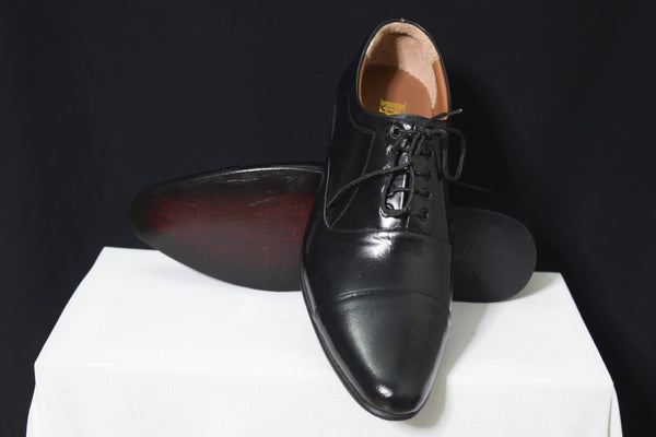 Men Oxfords black Leather Formal Shoes