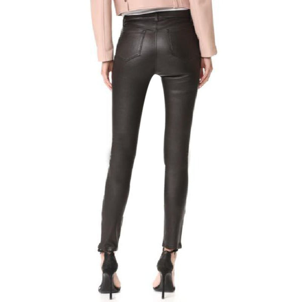 High Rise Leather Pants | Black Jack Leathers