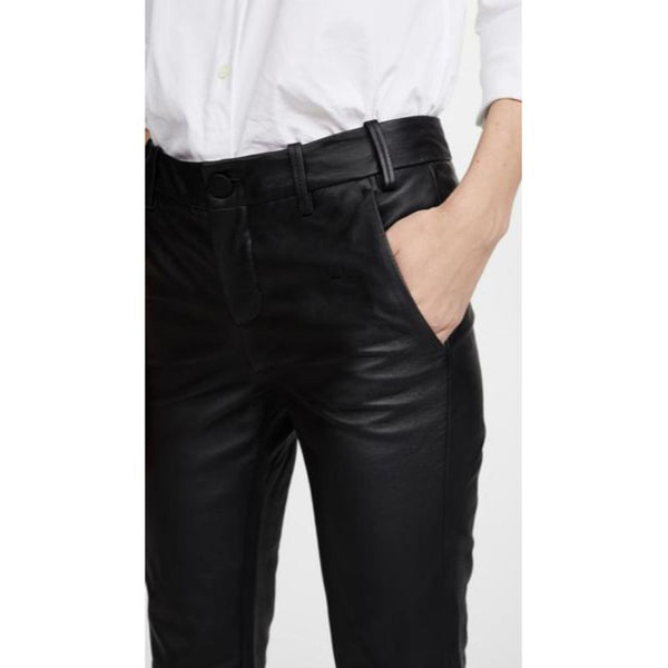 Veronica Beard Leather Pants | Black Jack Leathers