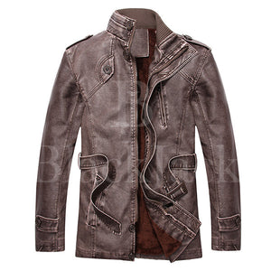 Biker’s leather belt thick Jacket|BlackJack Leathers 