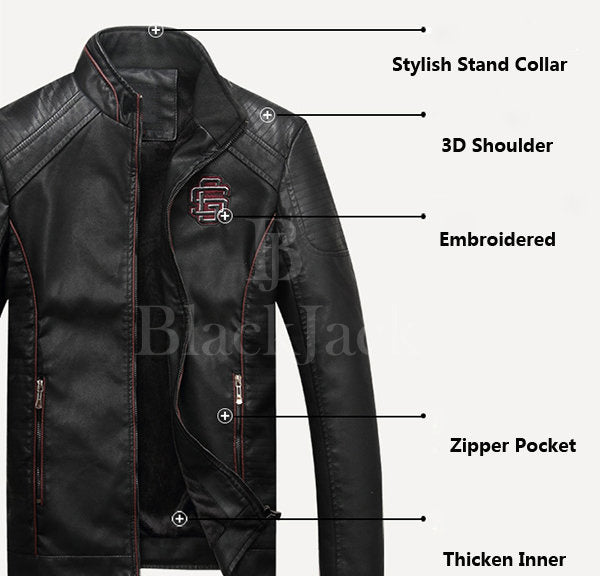 Warm Pockets Washable Leather Jacket|BlackJack Leathers 