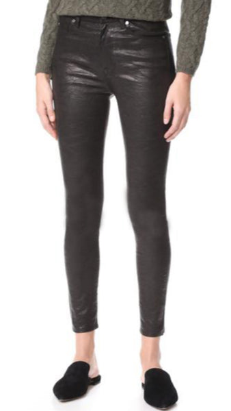 Saggi Skinny Leather Pants | Black jack leathers