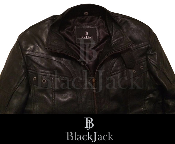 Bikers’ Genuine Sheep Leather Jacket|BlackJack Leathers 
