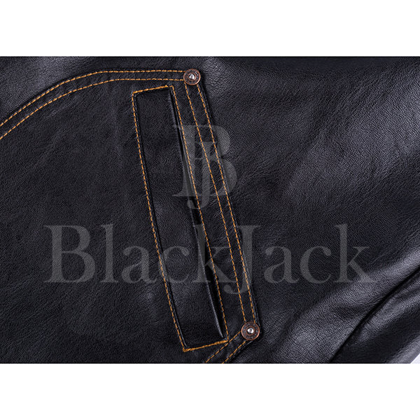 Casual Moto Multi-Pockets Leather Jacket|BlackJack Leathers 