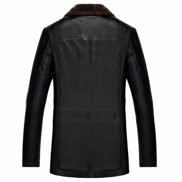 Fleece Collar Overcoat for Men