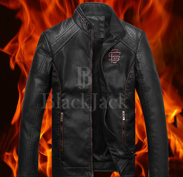 Warm Pockets Washable Leather Jacket|BlackJack Leathers 