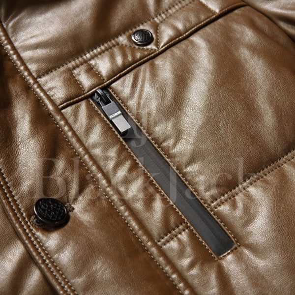 Casual Faux Leather Jacket|BlackJack Leathers 