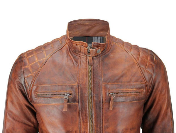 Genuine Buffalo Vintage Leather Jacket|BlackJack Leathers