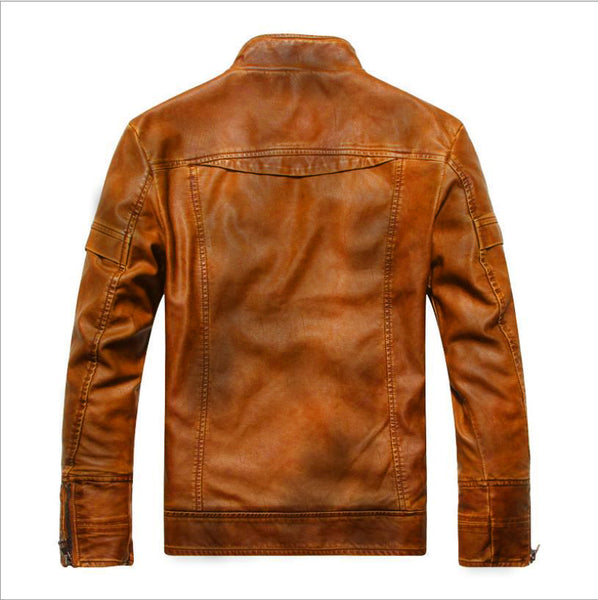 Genuine Bikers Sheep Leather Jacket|BlackJack Leathers 