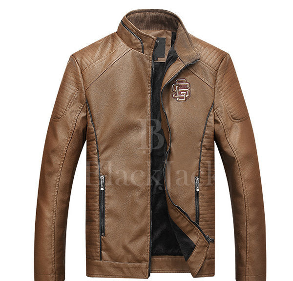 Warm Pockets Washable Leather Jacket|BlackJack Leathers 
