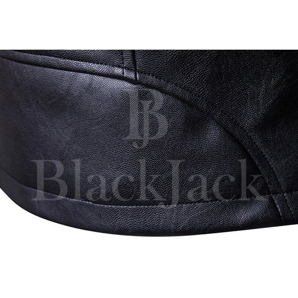 Zipper Black Sheep Leather Jacket|BlackJack Leathers 