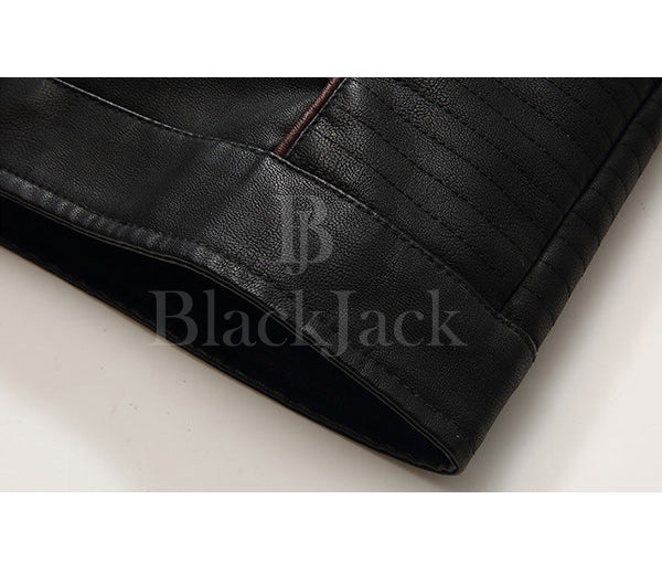 Warm Pockets Washable Leather Jacket|BlackJack Leathers 
