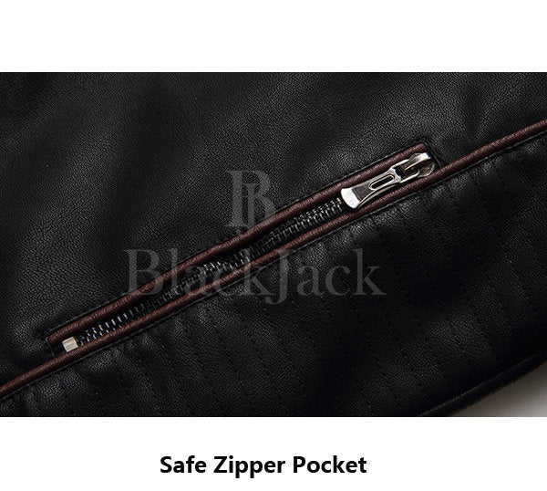 Warm Pockets Washable Leather Jacket|BlackJack Leathers 