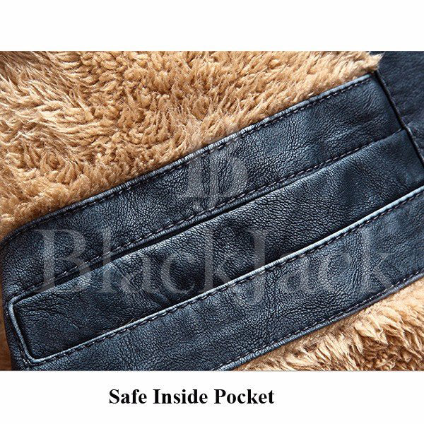 Multi Pockets Epualets Leather Jacket|BlackJack Leathers 