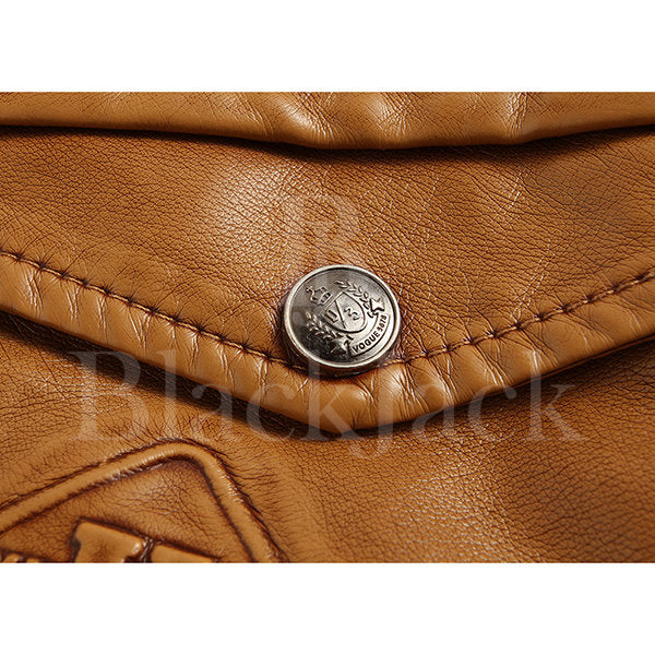 Multi-Pocket Hooded Leather Jacket|BlackJack Leathers 