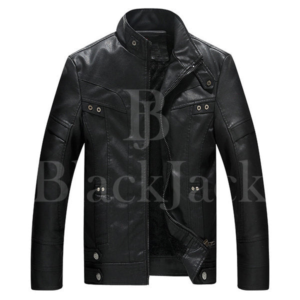 Business Thicken Pure Leather Jacket|BlackJack Leathers 