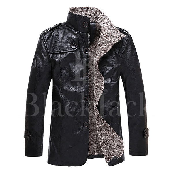 Fashion Epaulet Patchwork Designer Jacket