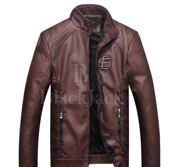 Warm Pockets Washable Leather Jacket|BlackJack Leathers 
