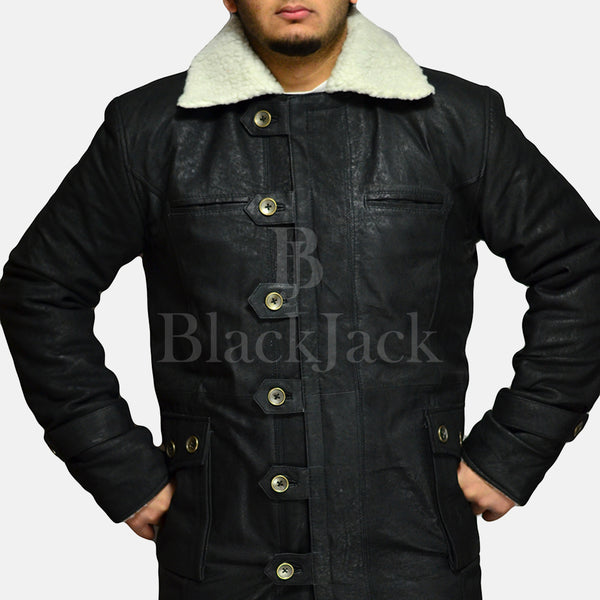 Storm Nite Black Suede Coat