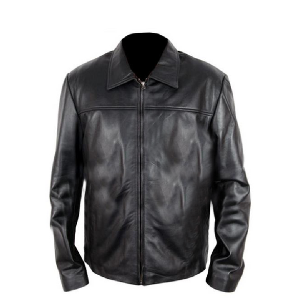 Elegant Black Leather Jacket