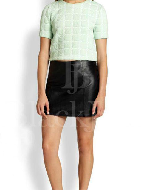 Mini Leather Skirt