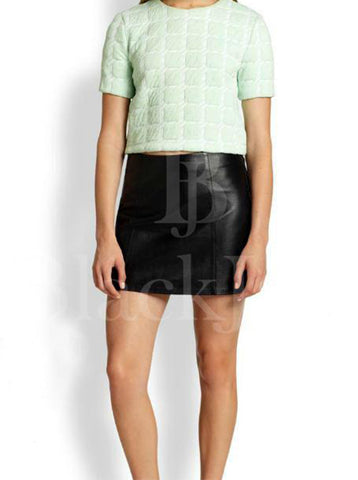 Mini Leather Skirt