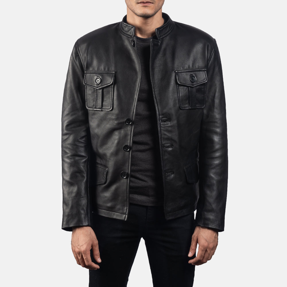 Ray Cutler Pure Leather Blazer for Men
