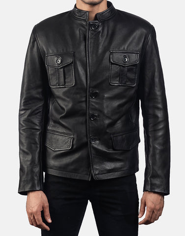 Ray Cutler Pure Leather Blazer for Men