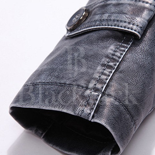 Biker’s leather belt thick Jacket|BlackJack Leathers 