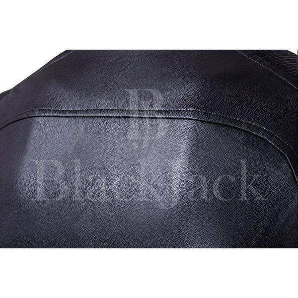 Zipper Black Sheep Leather Jacket|BlackJack Leathers 