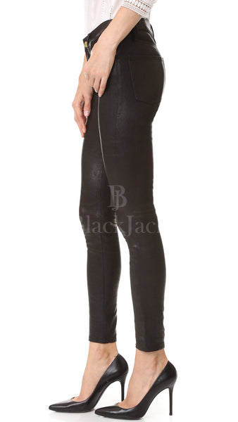 Gala Leather Skinny Pants