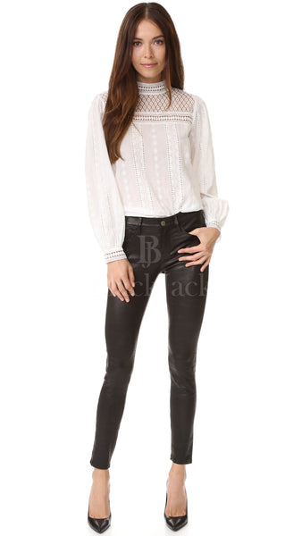 Gala Leather Skinny Pants