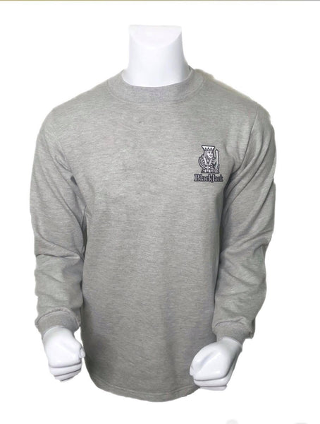men kings Grey sweatshirt | Black Jack Leathers