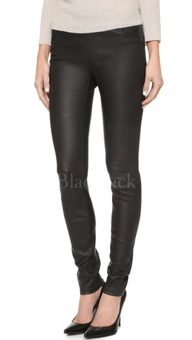 Helmut Lang Stretch Leather Pants