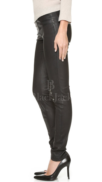 Helmut Lang Stretch Leather Pants