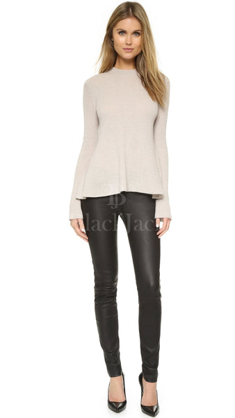 Helmut Lang Stretch Leather Pants
