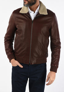 Fighter Flight Leather Jacket