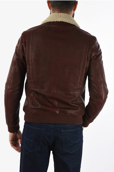 Fighter Flight Leather Jacket