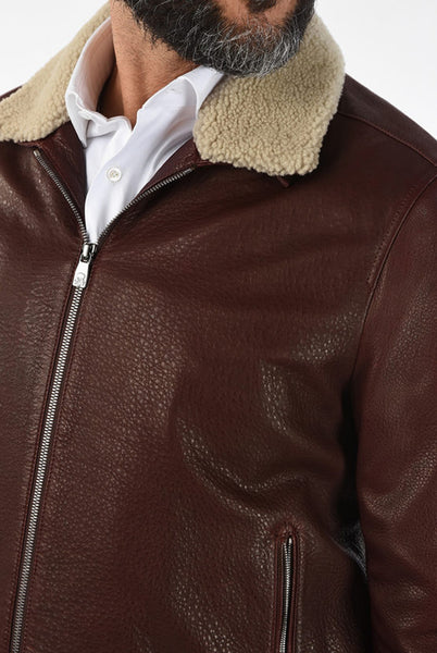 Fighter Flight Leather Jacket